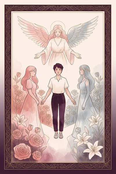 La lame L'Amoureux dans le Tarot de Marseille